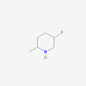 molecular formula C6H12FN B15226373 5-Fluoro-2-methylpiperidine 