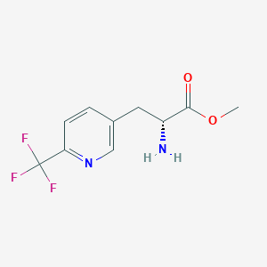 Methyl (R)-2-amino-3-(6-(trifluoromethyl)pyridin-3-yl)propanoate