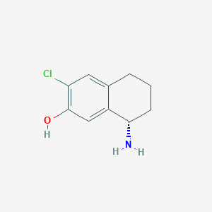 (S)-8-Amino-3-chloro-5,6,7,8-tetrahydronaphthalen-2-ol