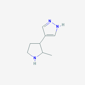 4-(2-Methylpyrrolidin-3-yl)-1H-pyrazole