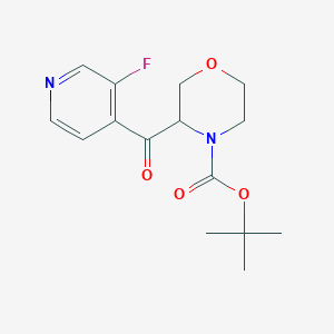 tert-Butyl 3-(3-fluoroisonicotinoyl)morpholine-4-carboxylate