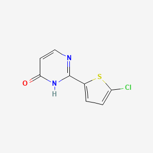 2-(5-Chlorothiophen-2-yl)pyrimidin-4(3H)-one