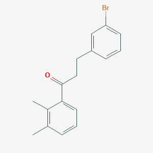 3-(3-Bromophenyl)-1-(2,3-dimethylphenyl)propan-1-one