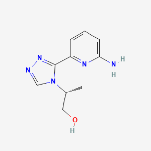 (R)-2-(3-(6-Aminopyridin-2-yl)-4H-1,2,4-triazol-4-yl)propan-1-ol