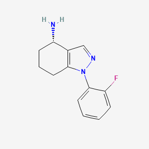 (S)-1-(2-Fluorophenyl)-4,5,6,7-tetrahydro-1H-indazol-4-amine