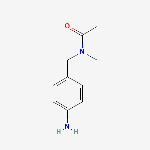 molecular formula C10H14N2O B15226681 N-(4-Amino-benzyl)-N-methyl-acetamide 