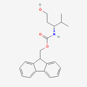 (9H-Fluoren-9-yl)methyl (R)-(1-hydroxy-4-methylpentan-3-yl)carbamate