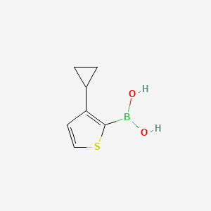 (3-Cyclopropylthiophen-2-yl)boronic acid