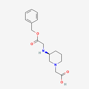 (S)-2-(3-((2-(Benzyloxy)-2-oxoethyl)amino)piperidin-1-yl)aceticacid