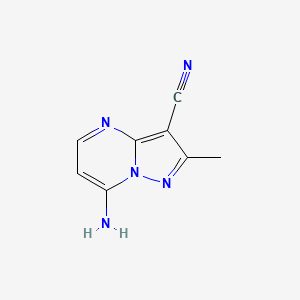 7-Amino-2-methylpyrazolo[1,5-a]pyrimidine-3-carbonitrile