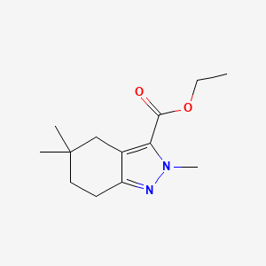 Ethyl 2,5,5-trimethyl-4,5,6,7-tetrahydro-2H-indazole-3-carboxylate