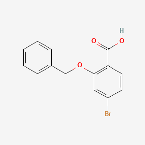 molecular formula C14H11BrO3 B1522691 2-(苄氧基)-4-溴苯甲酸 CAS No. 693257-19-1