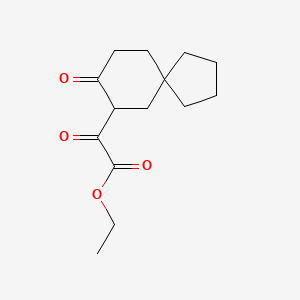 Ethyl 2-oxo-2-(8-oxospiro[4.5]decan-7-yl)acetate