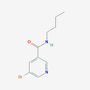 molecular formula C10H13BrN2O B1522698 N-丁基 5-溴烟酰胺 CAS No. 1150561-83-3