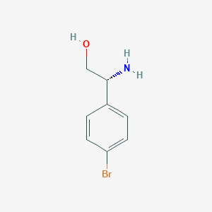 molecular formula C8H10BrNO B152270 (R)-2-amino-2-(4-bromophenyl)ethanol CAS No. 354153-64-3