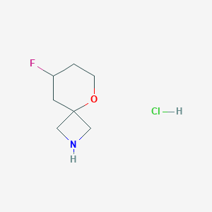 8-Fluoro-5-oxa-2-azaspiro[3.5]nonane hydrochloride