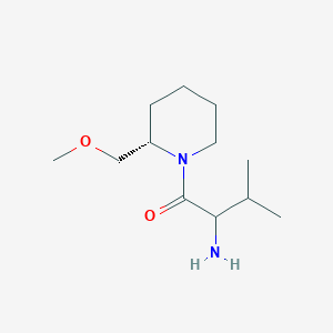 2-amino-1-[(2S)-2-(methoxymethyl)piperidin-1-yl]-3-methylbutan-1-one