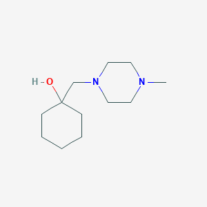 1-((4-Methylpiperazin-1-yl)methyl)cyclohexan-1-ol