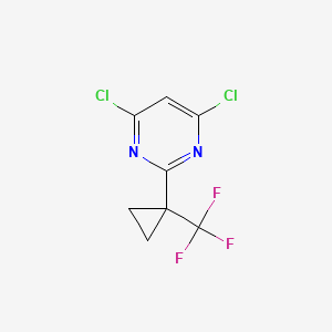 4,6-Dichloro-2-(1-(trifluoromethyl)cyclopropyl)pyrimidine