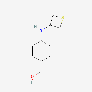 (4-(Thietan-3-ylamino)cyclohexyl)methanol