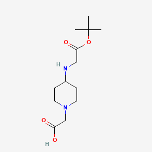 2-(4-((2-(tert-Butoxy)-2-oxoethyl)amino)piperidin-1-yl)aceticacid