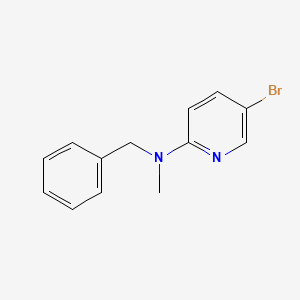 molecular formula C13H13BrN2 B1522727 N-苄基-5-溴-N-甲基吡啶-2-胺 CAS No. 1187386-36-2