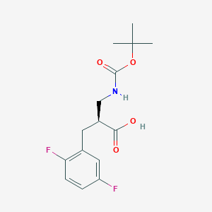 (S)-3-((tert-Butoxycarbonyl)amino)-2-(2,5-difluorobenzyl)propanoic acid