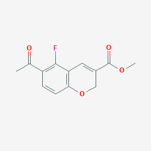 Methyl 6-acetyl-5-fluoro-2H-chromene-3-carboxylate