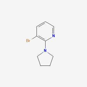 molecular formula C9H11BrN2 B1522737 3-溴-2-(吡咯烷-1-基)吡啶 CAS No. 1150561-84-4