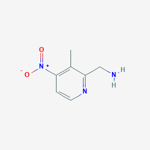 (3-Methyl-4-nitropyridin-2-YL)methanamine