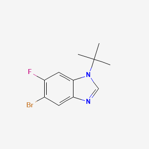 5-Bromo-1-tert-butyl-6-fluorobenzoimidazole