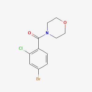 (4-Bromo-2-chlorophenyl)(morpholino)methanone