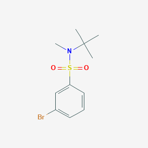 B1522747 3-Bromo-N-T-butyl-N-methylbenzenesulfonamide CAS No. 1187386-30-6