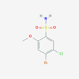 4-Bromo-5-chloro-2-methoxybenzenesulfonamide