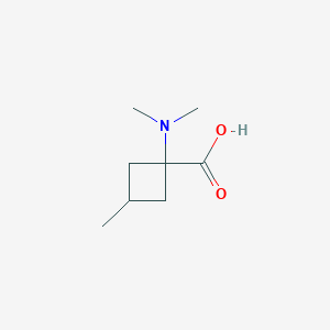 1-(Dimethylamino)-3-methylcyclobutane-1-carboxylic acid