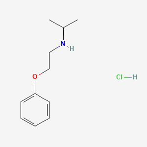 molecular formula C11H18ClNO B1522753 N-(2-苯氧基乙基)-2-丙胺盐酸盐 CAS No. 85262-26-6