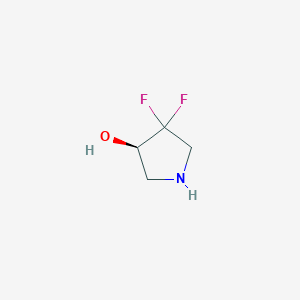 molecular formula C4H7F2NO B15227535 (R)-4,4-Difluoropyrrolidin-3-ol 