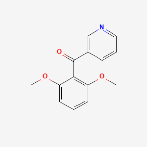 (2,6-Dimethoxyphenyl)(pyridin-3-yl)methanone