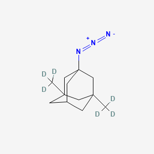 molecular formula C12H19N3 B1522762 1-Azido-3,5-Dimethyladamantan-d6 CAS No. 1185104-90-8