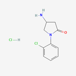4-Amino-1-(2-chlorophenyl)pyrrolidin-2-one hydrochloride