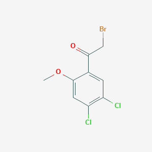 2-Bromo-1-(4,5-dichloro-2-methoxyphenyl)ethanone