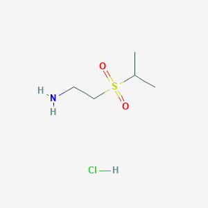 molecular formula C5H14ClNO2S B1522771 2-(Isopropylsulfonyl)ethanamine hydrochloride CAS No. 614753-55-8