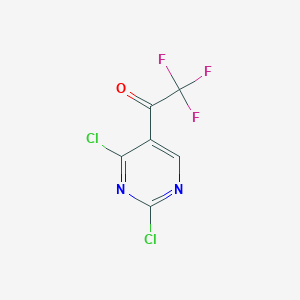 1-(2,4-Dichloropyrimidin-5-yl)-2,2,2-trifluoroethan-1-one