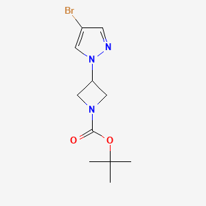 B1522773 tert-butyl 3-(4-bromo-1H-pyrazol-1-yl)azetidine-1-carboxylate CAS No. 877399-34-3