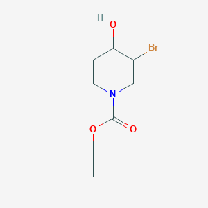 tert-Butyl 3-bromo-4-hydroxypiperidine-1-carboxylate