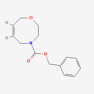 Benzyl 2,3,5,8-tetrahydro-4H-1,4-oxazocine-4-carboxylate