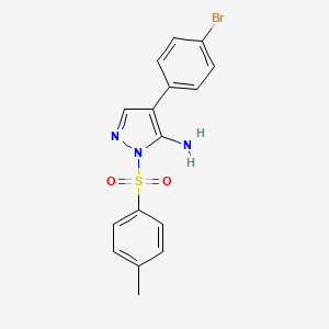 4-(4-Bromophenyl)-1-tosyl-1H-pyrazol-5-amine