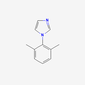 molecular formula C11H12N2 B15227836 1-(2,6-dimethylphenyl)-1H-imidazole 