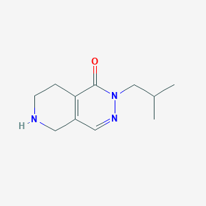 molecular formula C11H17N3O B15227838 2-Isobutyl-5,6,7,8-tetrahydropyrido[3,4-d]pyridazin-1(2H)-one 