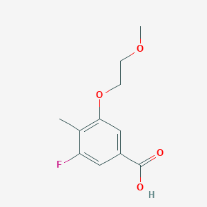 3-Fluoro-5-(2-methoxyethoxy)-4-methylbenzoic acid